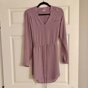 Naked Zebra Lilac Chiffon Dress